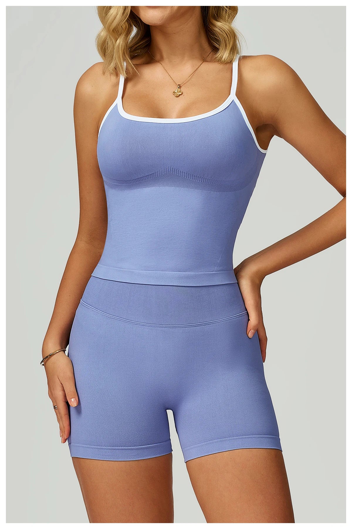 Seamless Padded Fitness Vest - Shockproof Pilates Bra