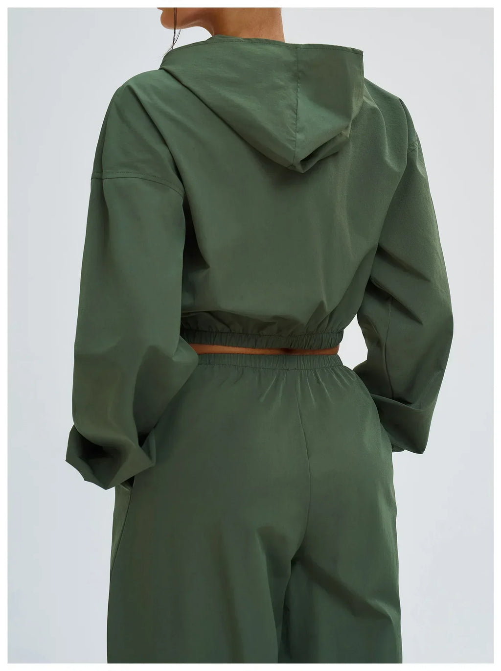 2-Piece Sun Protection Set - Windproof Hooded Outdoor Sportswear