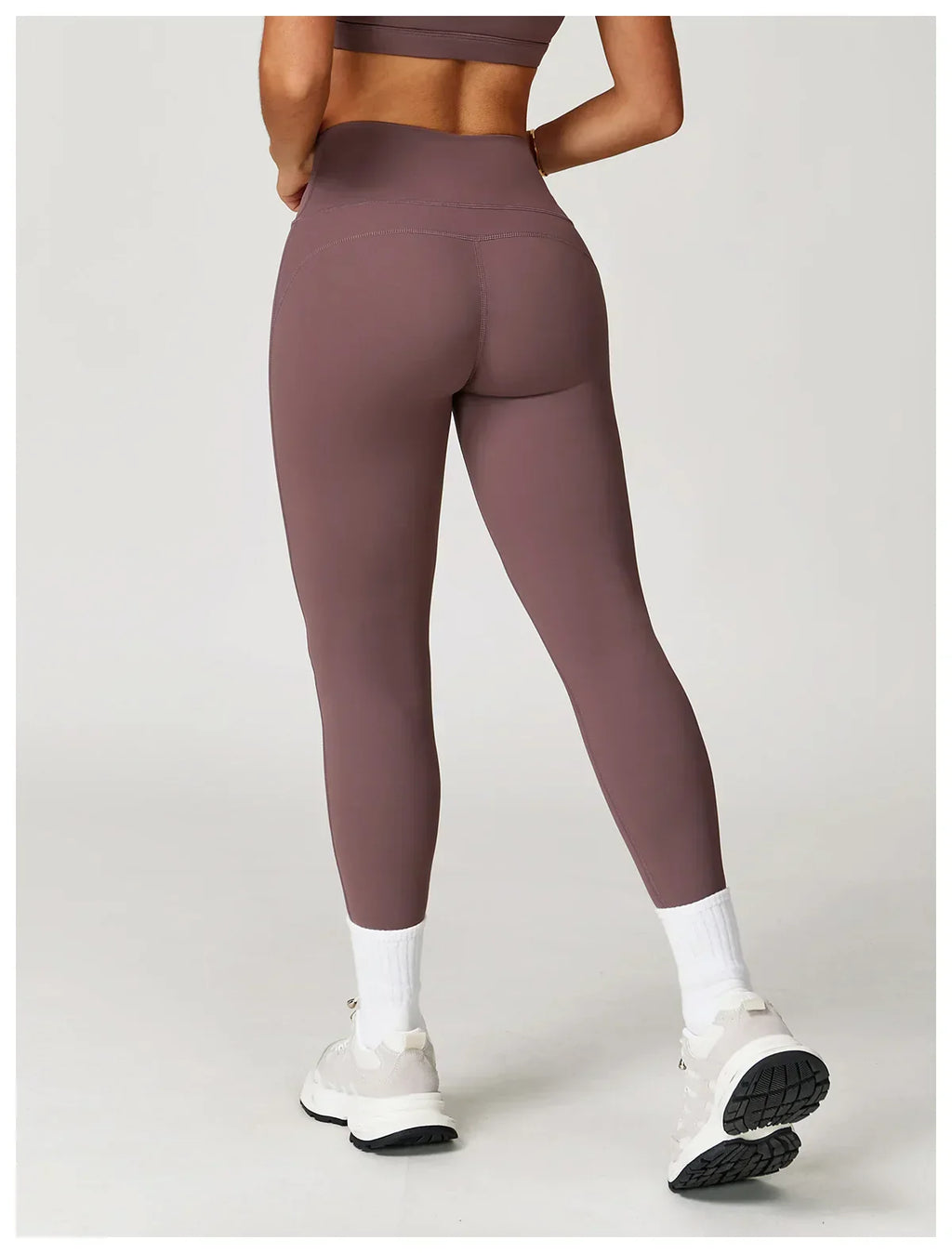 High-Waist Yoga Leggings - Breathable Running Tights