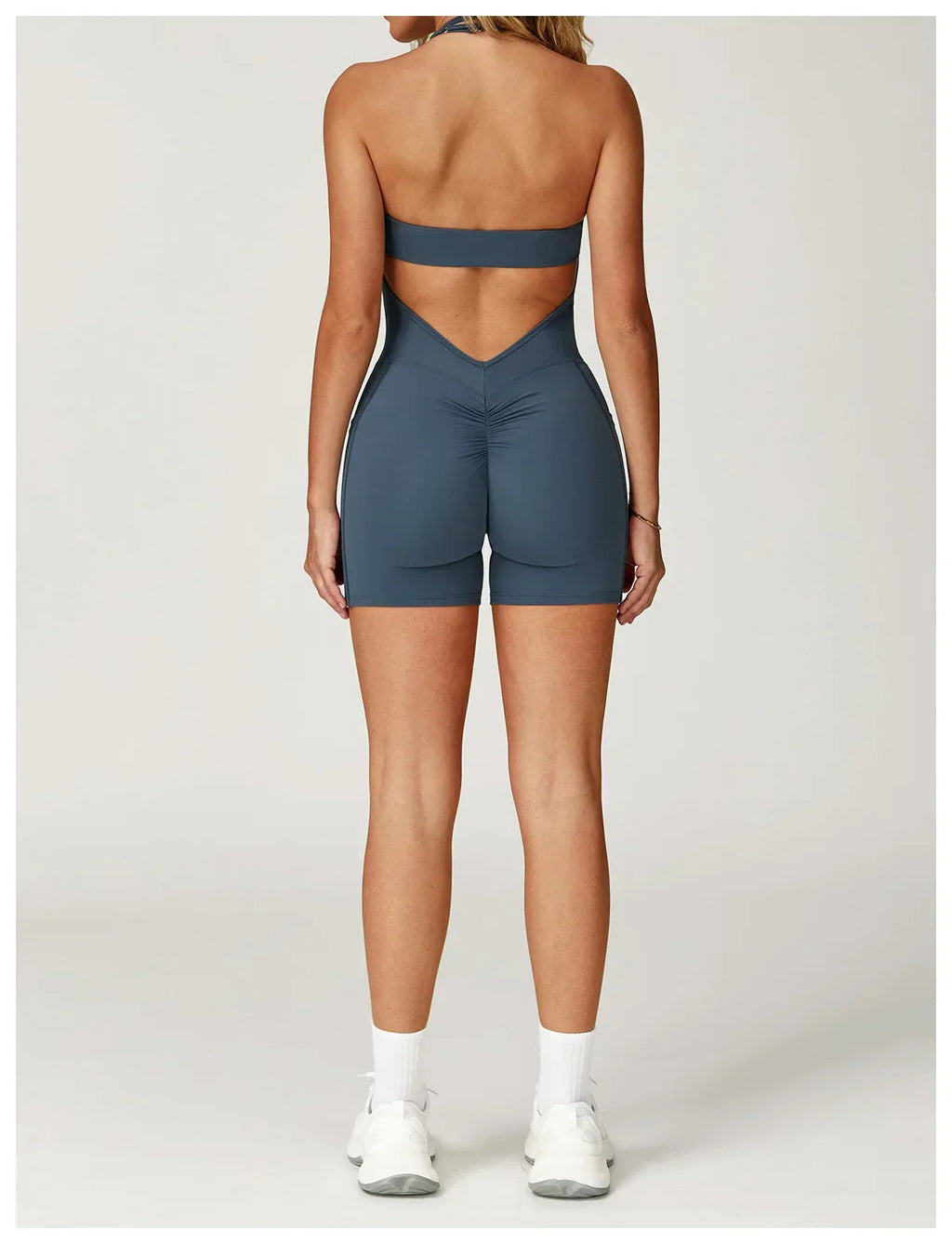 Quick-Dry Push-Up Jumpsuit - Women's Yoga & Gym Bodysuit