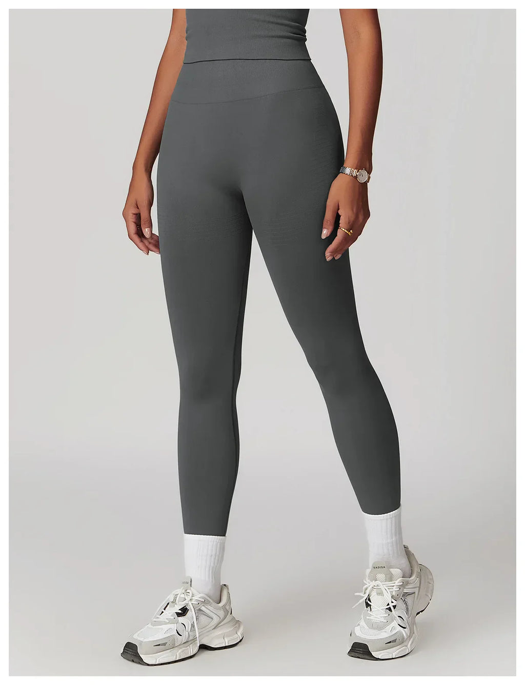 High-Waist Push-Up Leggings - Breathable Yoga & Running Tights