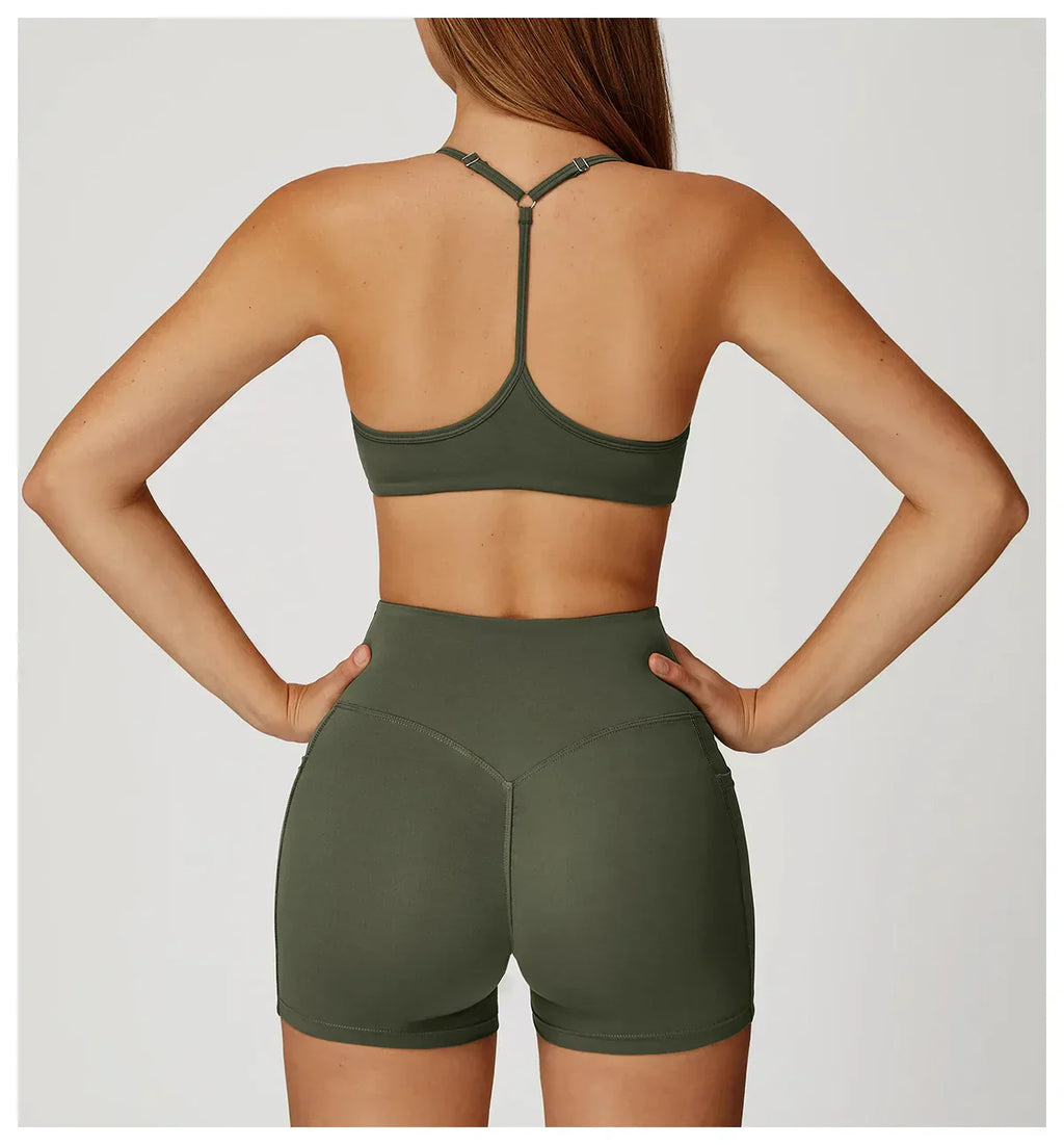 Padded Push-Up Sports Bra - Women's Running Vest
