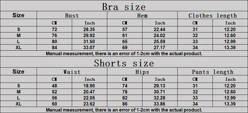 2-Piece Shorts Set - Women's Yoga & Gym Tracksuit