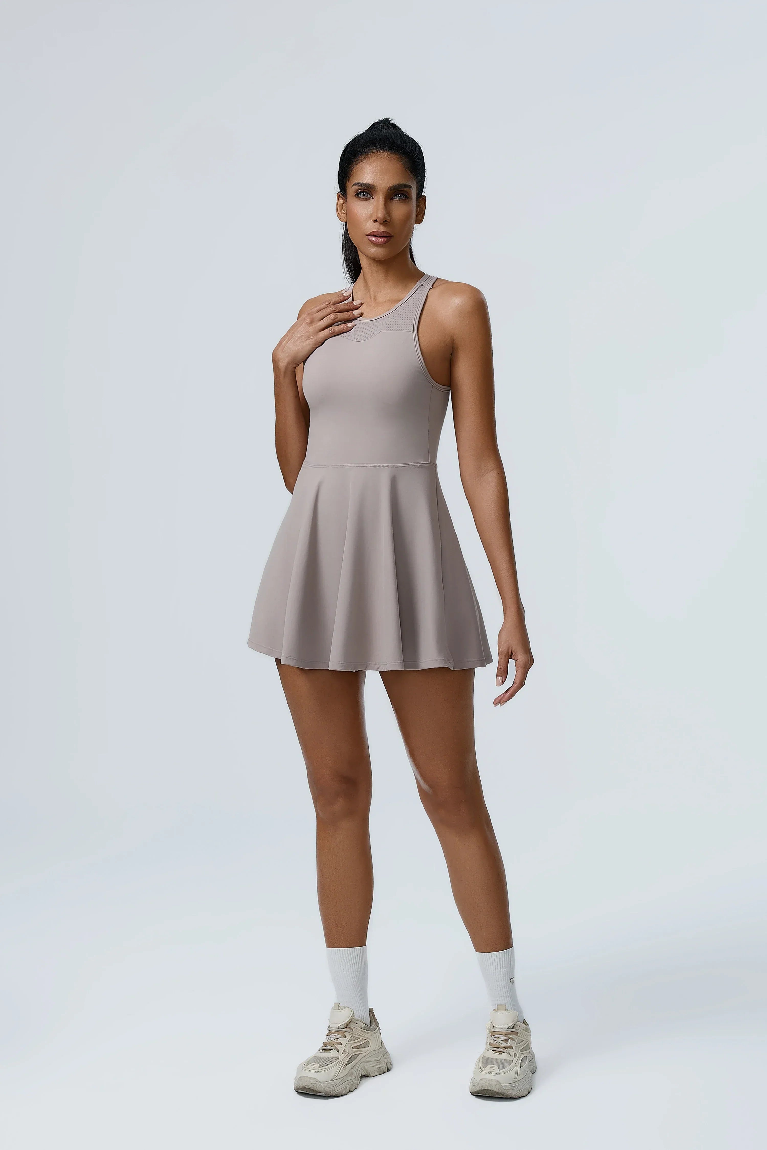Breathable Push-Up Romper - Women's Yoga & Gym Bodysuit