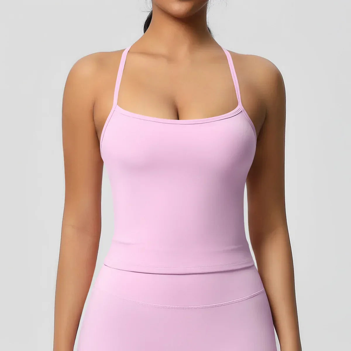Push-Up Bralette Tank - Women's Training & Running Sports Bra