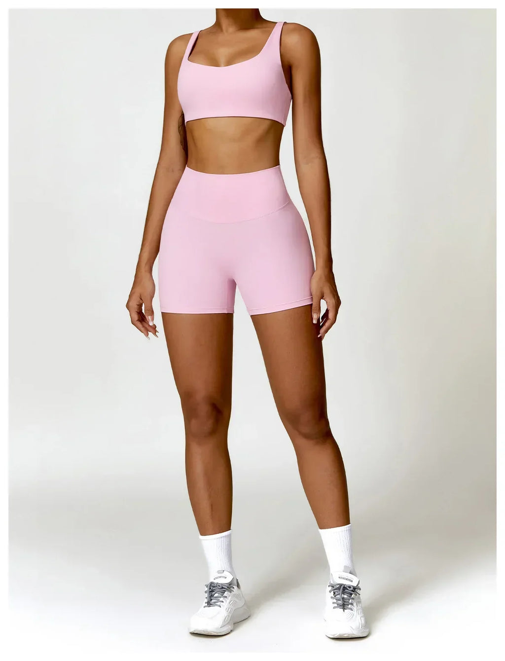 2-Piece Legging & Long Sleeve Set - Women's Yoga Tracksuit