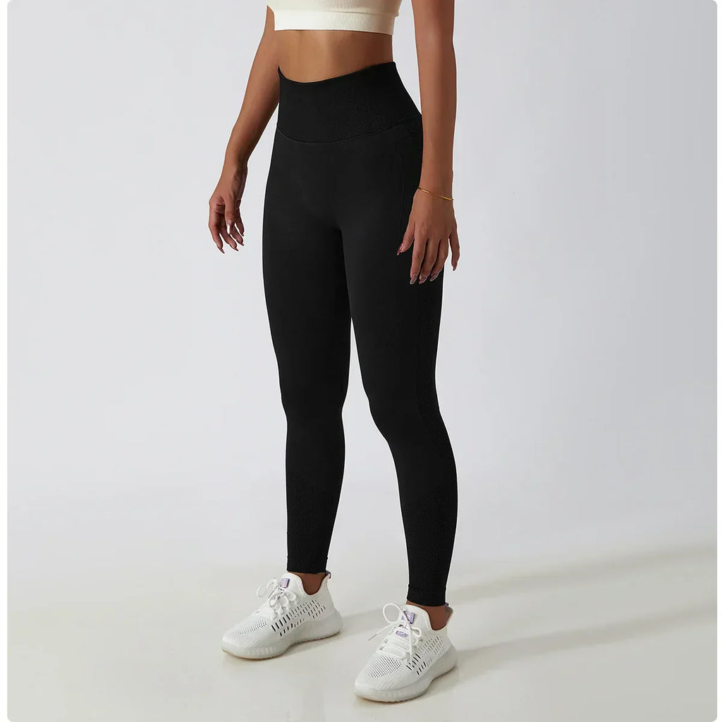 Seamless Scrunch-Butt Leggings - High-Waist Push-Up Yoga Pants