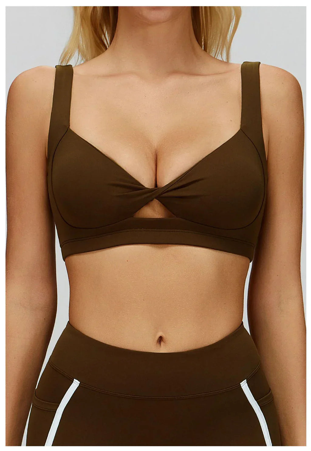 Backless Push-Up Sports Bra - Women's Athletic Crop Top