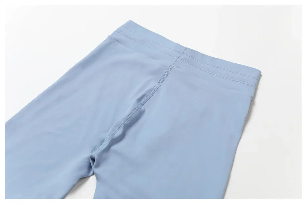 High-Waist Strap Leggings - Push-Up Stretch Gym Tights