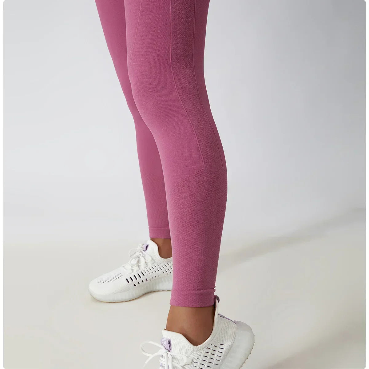 Seamless Scrunch-Butt Leggings - High-Waist Push-Up Yoga Pants