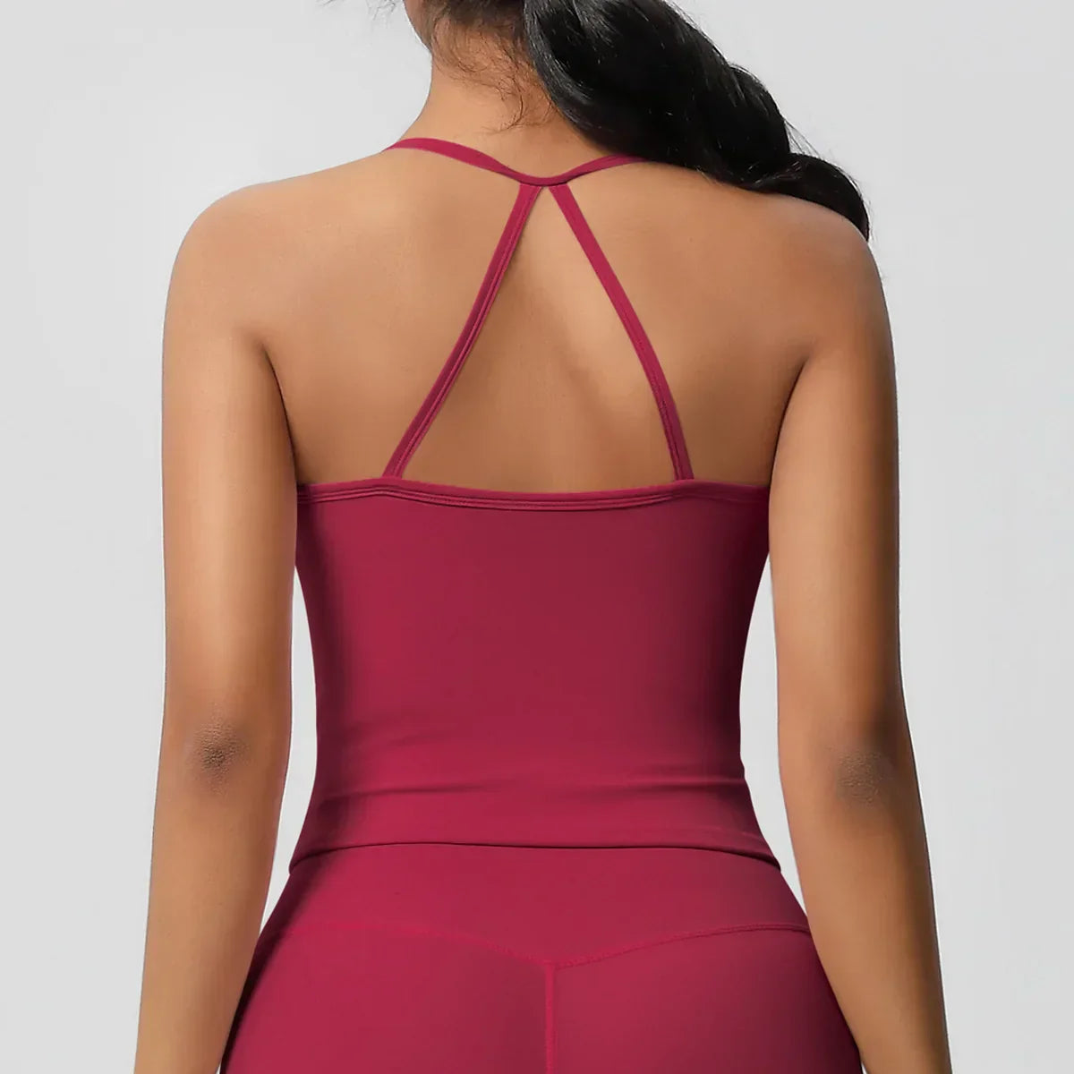 Push-Up Bralette Tank - Women's Training & Running Sports Bra