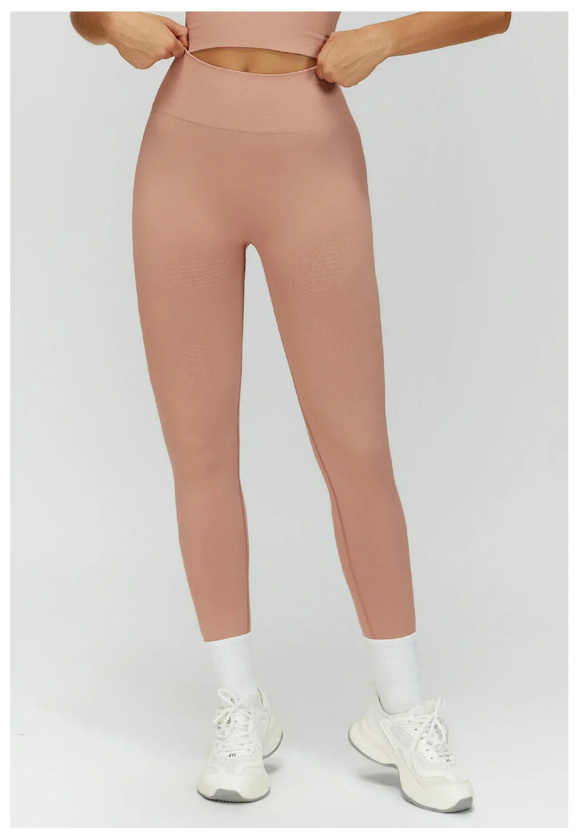High-Waist Push-Up Leggings - Breathable Yoga & Running Tights