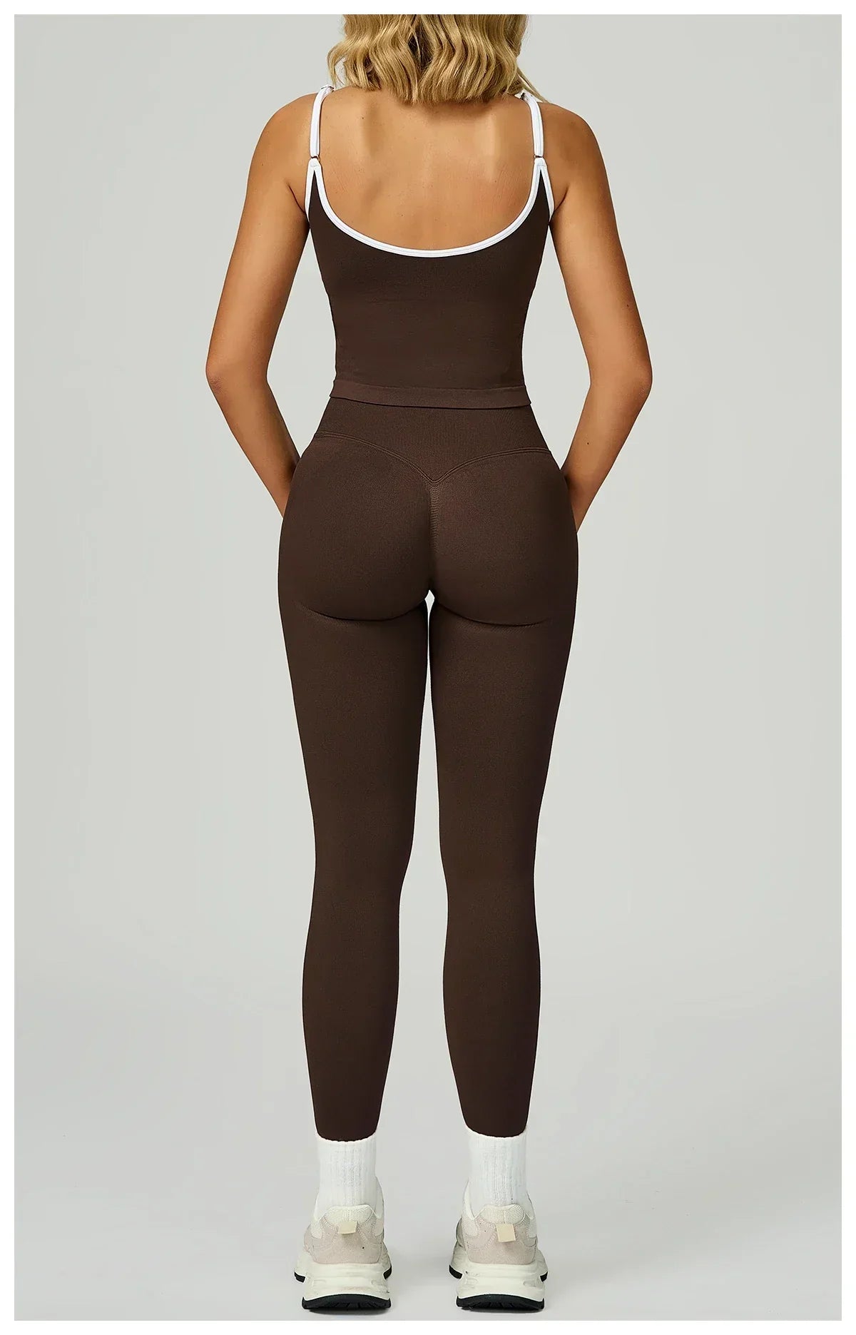 Seamless Padded Fitness Vest - Shockproof Pilates Bra