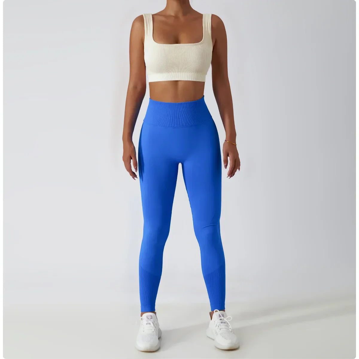 Seamless Scrunch-Butt Leggings - High-Waist Push-Up Yoga Pants