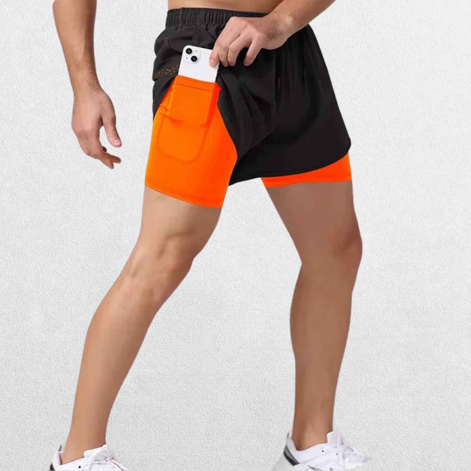 GPW Men's Compression Running Shorts with Pocket