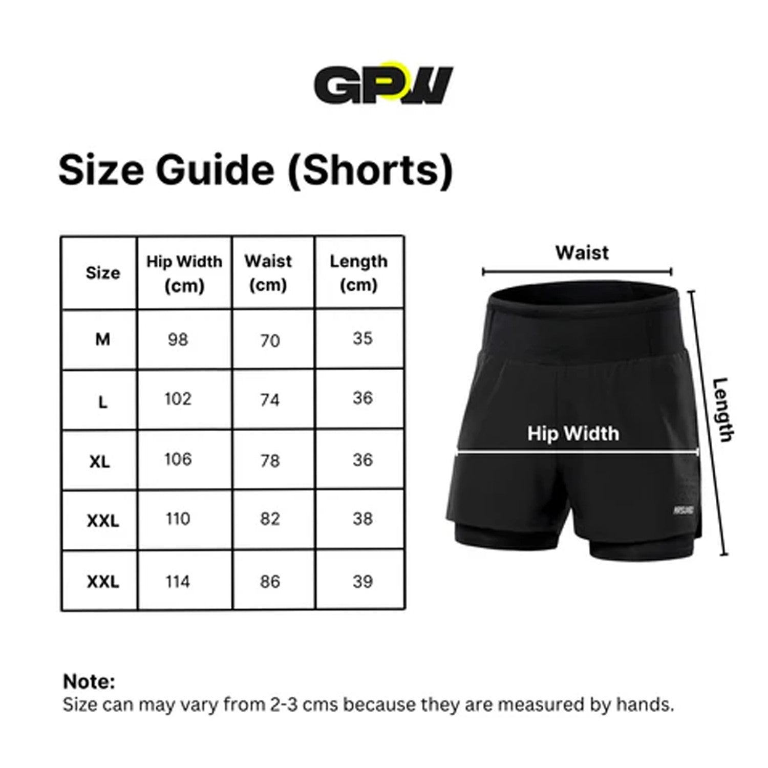 GPW Men's Quick-Dry Running & Beach Shorts