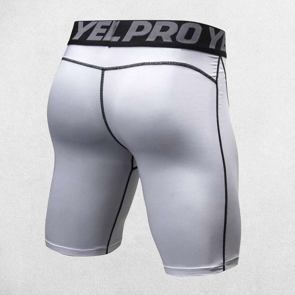 GPW Men's Compression Gym Shorts with Pockets