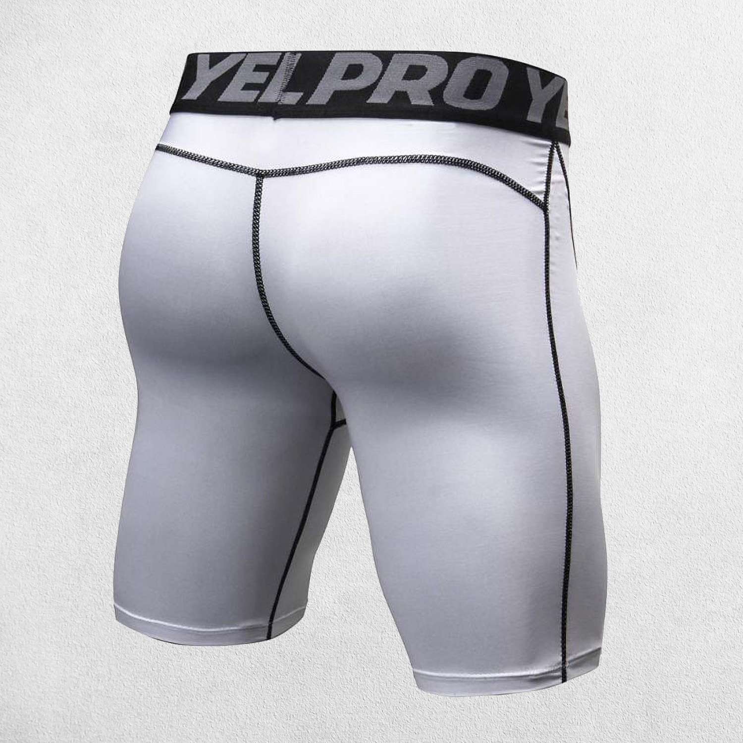 GPW Men's Compression Gym Shorts with Pockets