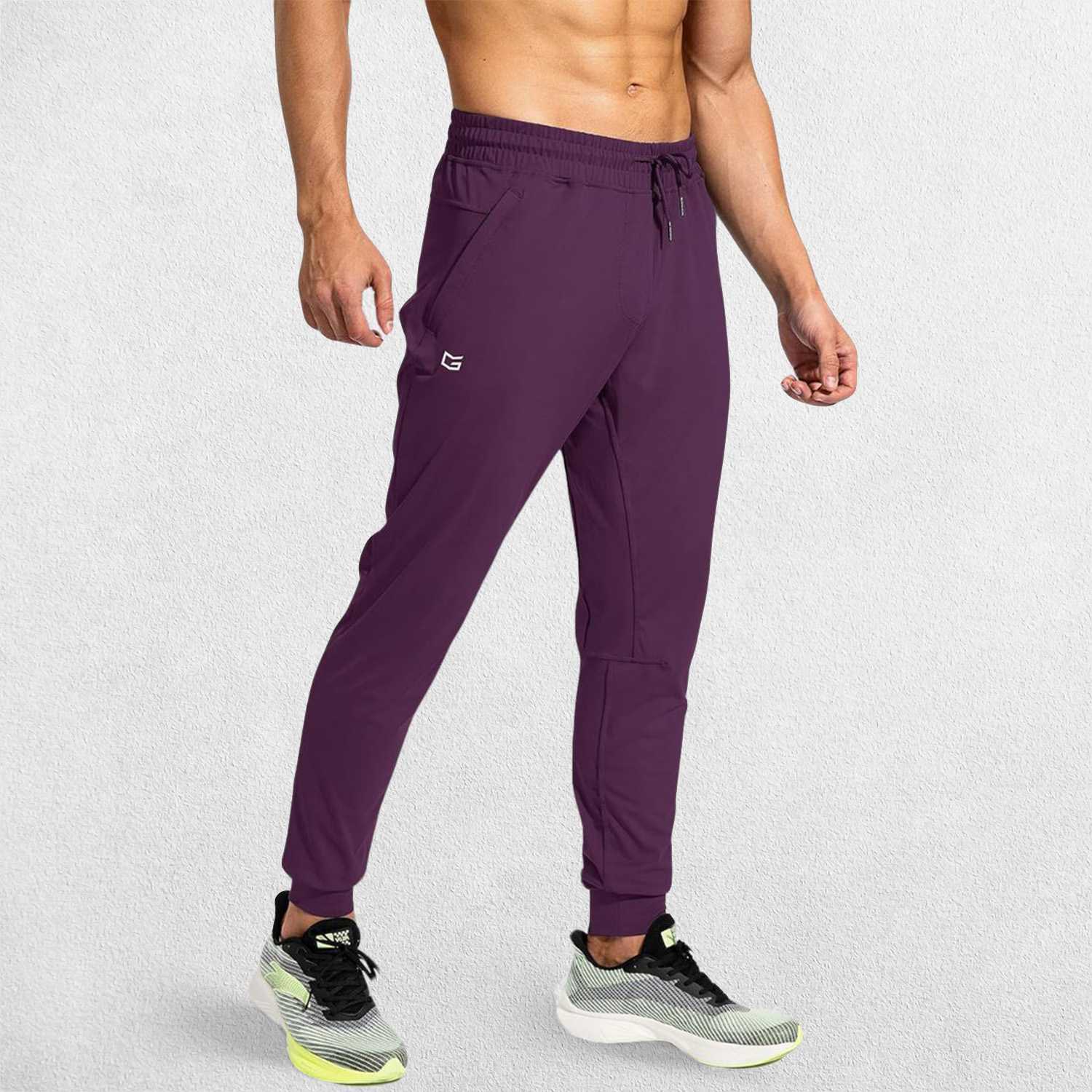 GPW Men's Athletic Sweatpants with Zip Pockets
