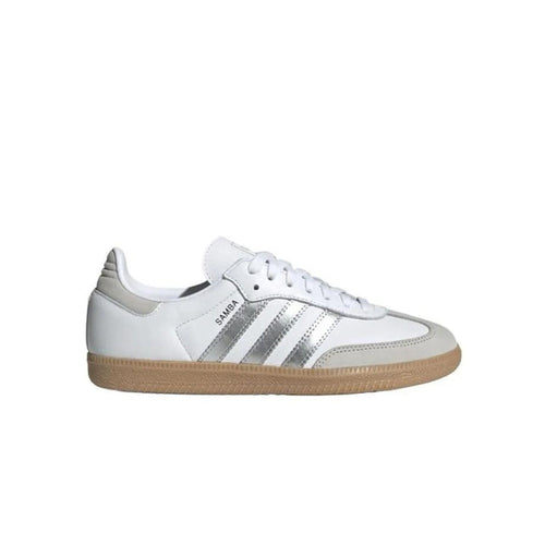 Adidas Samba OG White Silver Metallic Grey – Women's Sneakers