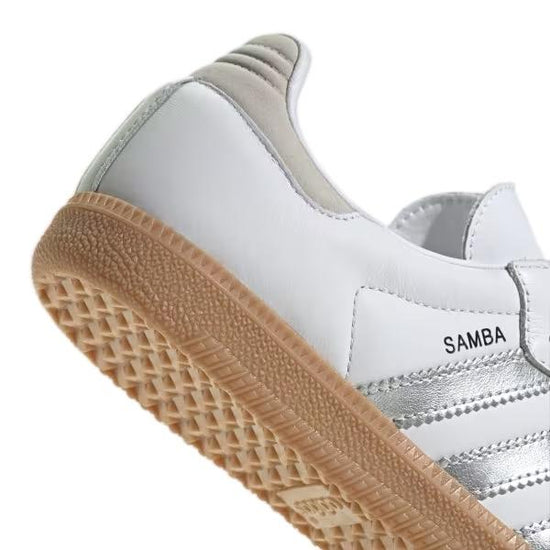 Adidas Samba OG White Silver Metallic Grey – Women's Sneakers