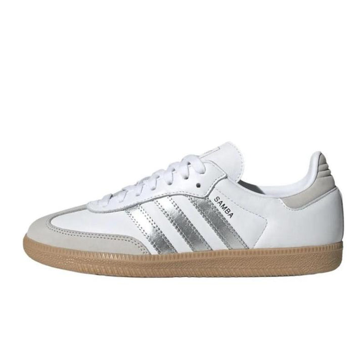 Adidas Samba OG White Silver Metallic Grey – Women's Sneakers