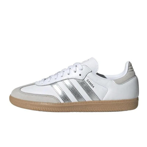 Adidas Samba OG White Silver Metallic Grey – Women's Sneakers