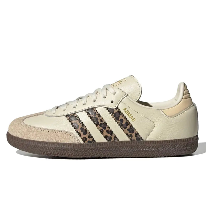 Adidas Samba OG GS Leopard Cream White – Women's Sneakers